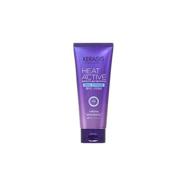 Kerasys – Leave-In Heat Active Wave Styling Treatment 200ml (Made in Korea)