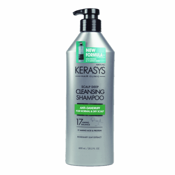 Kerasys Scalp Care Shampoo Deep Cleansing 600ml (Made in Korea) - Nova fórmula!